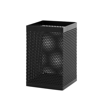 Deli Metal Mesh Pen Holder Desk Organizer Black - Retail Maharaj