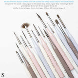Stationerie Ultramini Liners Brush Set of 15 Vintage Pastel Edition - Retail Maharaj