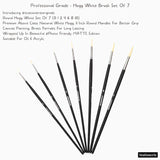 Retail Maharaj Round Brush Set of 7 Chungking Hog Bristles - Retail Maharaj