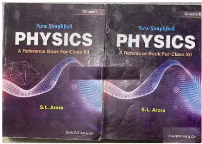 New Simplified Physics A Reference Book For Class 12 Set Of 2 Vol : Cbse - Retail Maharaj