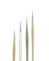 Retail Maharaj Dinky Liner Brush Set of 4 Kolinsky Synthetic - Retail Maharaj