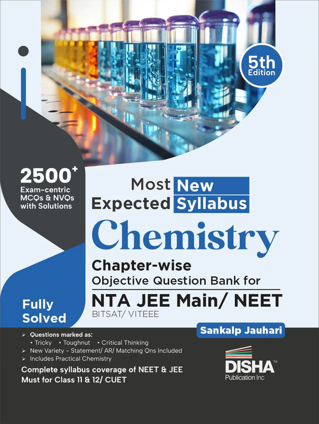 Most Expected New Syllabus Chemistry Chapter-wise Objective Question Bank for NTA JEE Main/ NEET/ BITSAT/ VITEEE 5th Edition - Retail Maharaj
