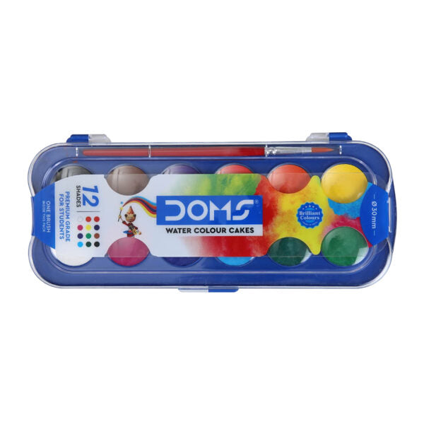 DOMS Water Colour Cakes Set – 12, 24 & 36 Shades - Retail Maharaj