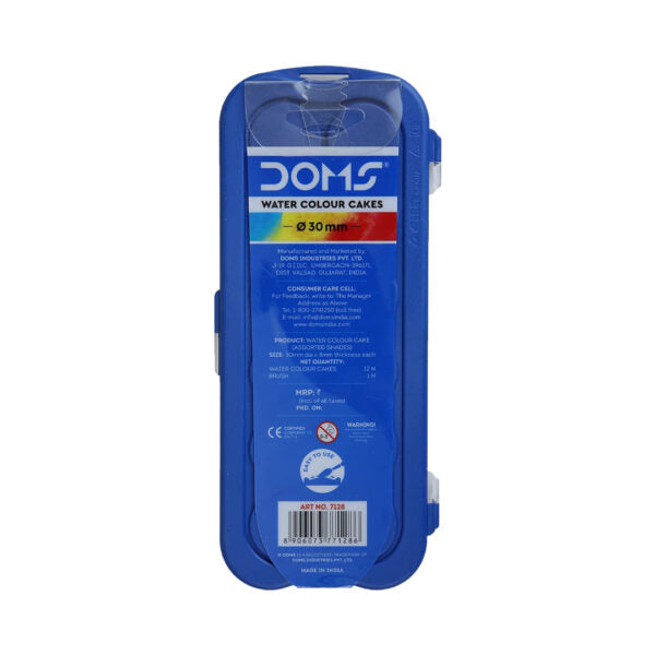 DOMS Water Colour Cakes Set – 12, 24 & 36 Shades - Retail Maharaj