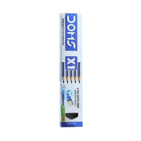 DOMS X1 X-Tra Super Dark Pencil Pack - Retail Maharaj