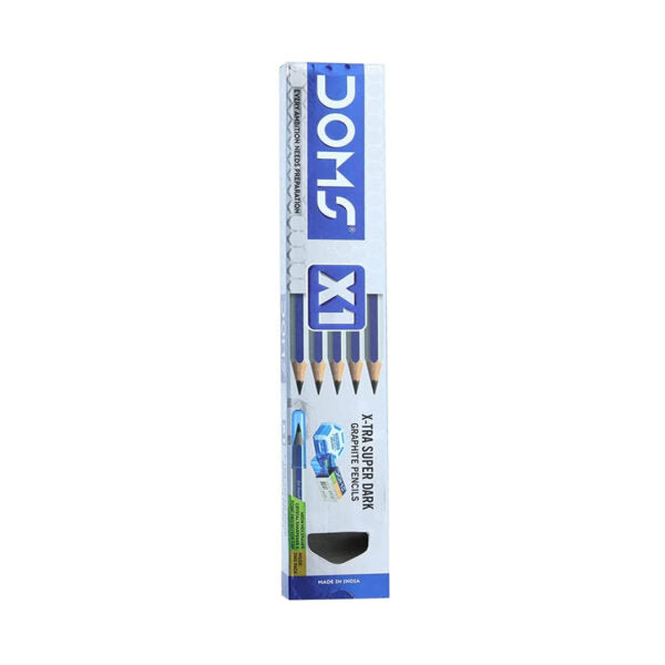 DOMS X1 X-Tra Super Dark Pencil Pack - Retail Maharaj