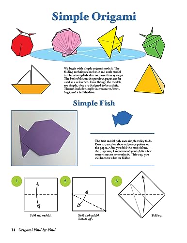 Origami Fold-by-Fold: Building Skills One Step at a Time from Beginner to Advanced - Retail Maharaj