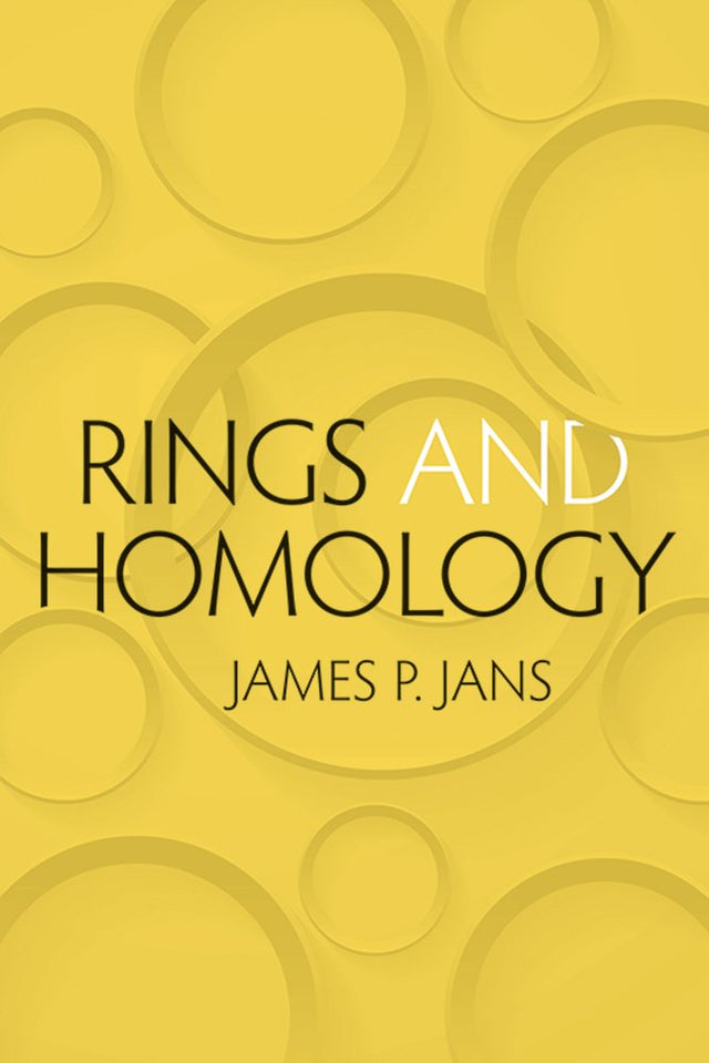 Rings and Homology (Dover Books on Mathematics) - Retail Maharaj