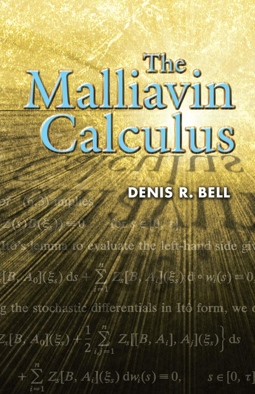 The Malliavin Calculus (Dover Books on Mathematics) - Retail Maharaj
