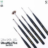 Stationerie Ultra Mini Paint Brush Set of 6 - Retail Maharaj