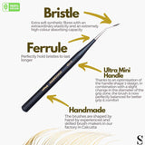 Stationerie Angled Ultramini Detailer Brush Set of 5 - Retail Maharaj