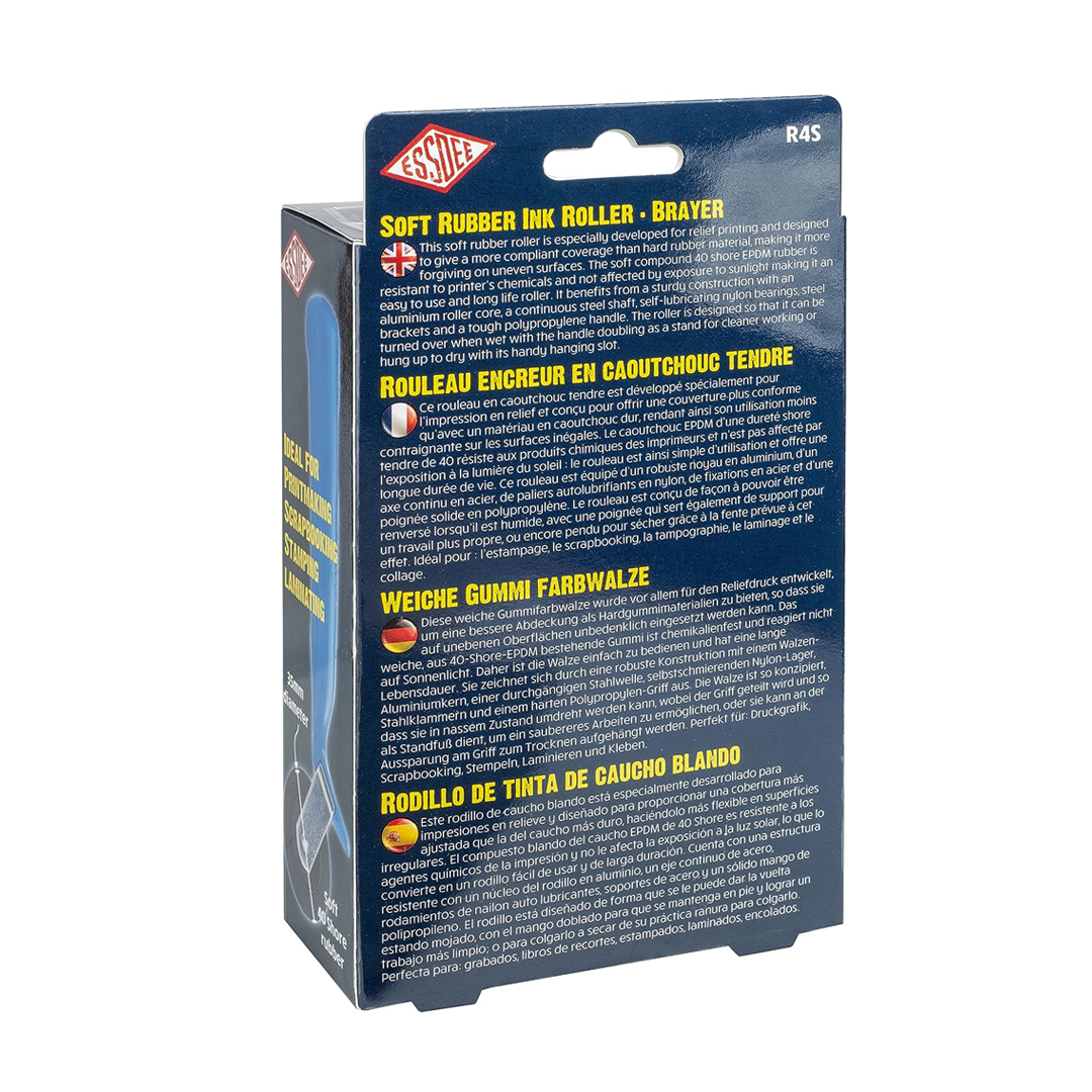 Essdee Soft Rubber Ink Roller – 4 Inch - Retail Maharaj