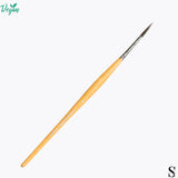 Stationerie Round Brush Size 4 Velour Mix Media - Retail Maharaj