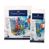 Faber Castell Creative Studio Acrylic Colour Set of 12 and 24 High Pigment Creamy Acrylic Paint for Canvas Paper and Craft - Retail Maharaj