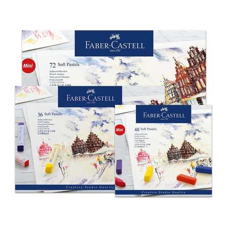Faber Castell Creative Studio Soft Pastel Crayons Artists Colour Set - Retail Maharaj