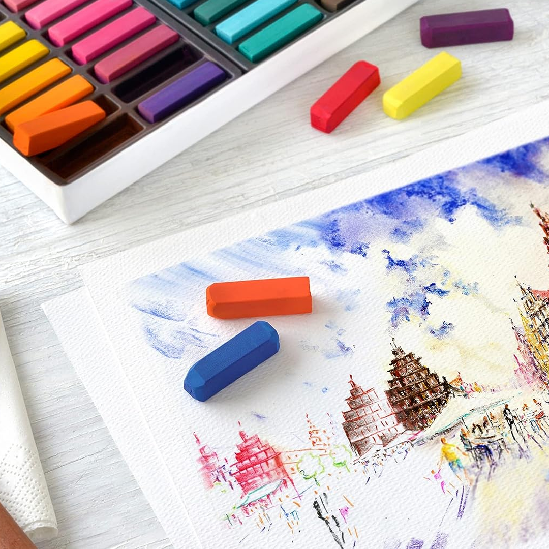 Faber Castell Creative Studio Soft Pastel Crayons Artists Colour Set - Retail Maharaj