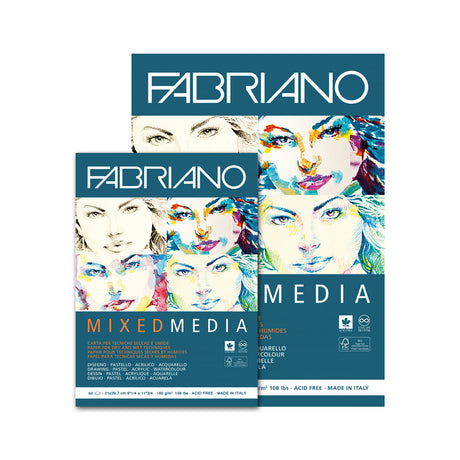 Fabriano Mixed Media Pad 160 GSM – A4 & A3 - Retail Maharaj
