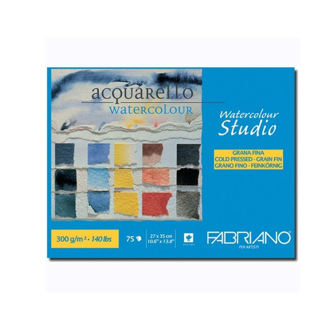 Fabriano Studio Watercolour Paper Block Cold Pressed 300 GSM - Retail Maharaj