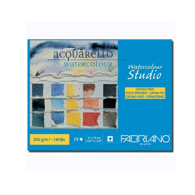 Fabriano Studio Watercolour Paper Block Cold Pressed 300 GSM - Retail Maharaj