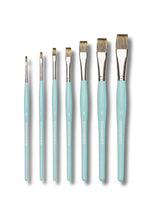 Retail Maharaj Flat Brush Set of 7 SH Mangosta - Retail Maharaj