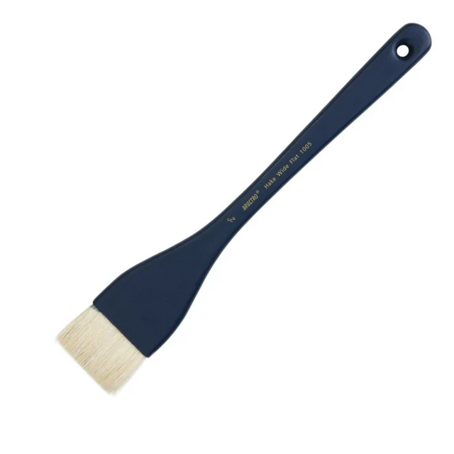 Retail Maharaj Artists Hake Flat Watercolour Brush Series 1005 Size 2" - Retail Maharaj