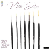 Retail Maharaj Round Brush Set of 7 Chungking Hog Bristles - Retail Maharaj
