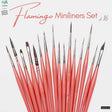 Stationerie Flamingo Pink Mini Liners Brush Set of 16 - Retail Maharaj