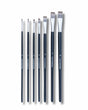 Retail Maharaj Mangosta Flat Brush Set of 7, 11'' Long Handle - Retail Maharaj