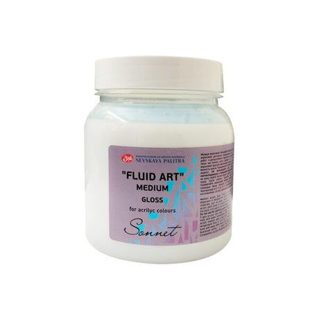Sonnet Fluid Art Medium Gloss 220ml - Retail Maharaj
