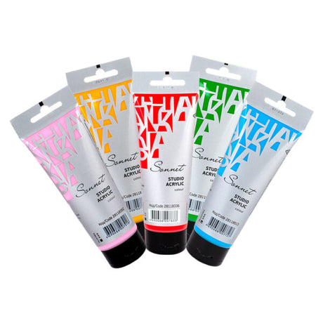 Sonnet Acrylic Colour 120ml Open Stock Made in Russia - Retail Maharaj