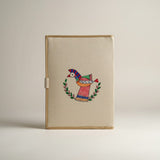 Handmade Jute File Folder with Madhubani Art | Eco-friendly Mithila Painting Document Holder - Retail Maharaj