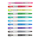 Lineplus Gazelle Water-Based 0.3mm Ballpoint Pen Set of 10 Assorted Colors - Retail Maharaj