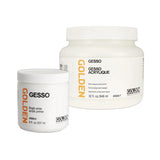 Golden Bright White Acrylic Gesso Primer for Canvas Board and Panels - Retail Maharaj