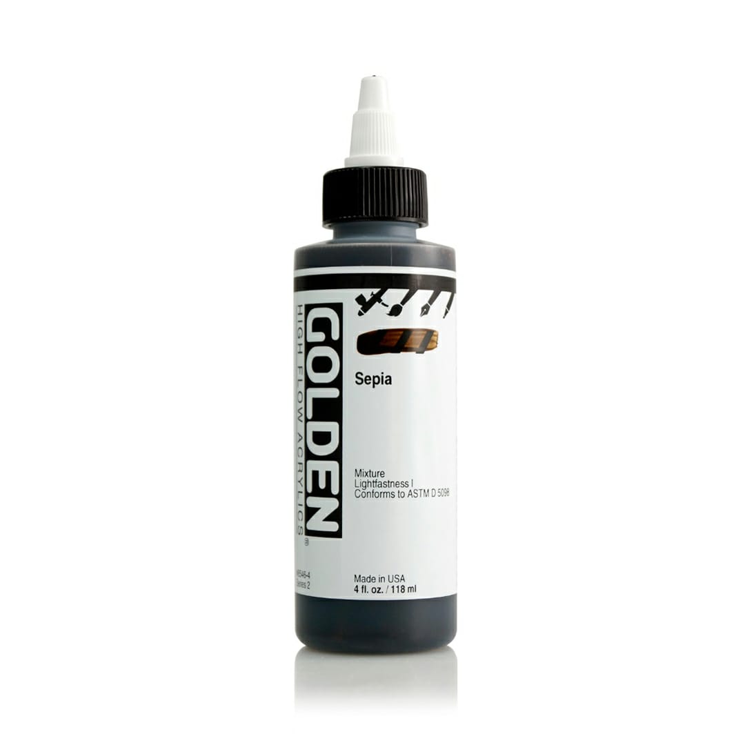 Golden High Flow Acrylic 118ml Professional Fluid Paint Open Stock - Retail Maharaj