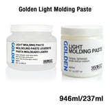Golden Light Molding Paste Acrylic Texture Medium for Heavy Body Effects - Retail Maharaj