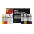 Golden Fluid Acrylic Professional Paint Set of 8 and 10 High Tinting Smooth Flow Artist Acrylics for Fine Detail Glazing and Water Media - Retail Maharaj