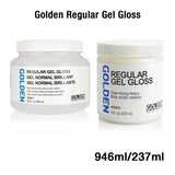 Golden Regular Gel Gloss Acrylic Medium for Texture and Impasto - Retail Maharaj