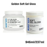 Golden Soft Gel Gloss Acrylic Medium for Glazing and Blending - Retail Maharaj