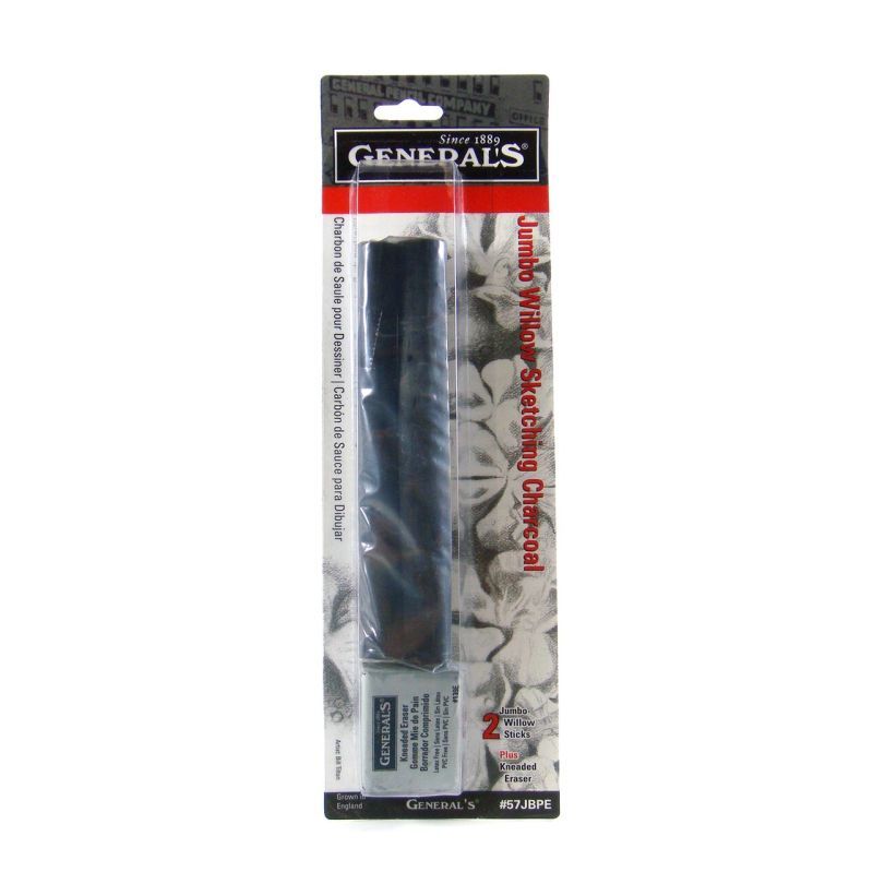 General’s Willow Charcoal Sketching Set – Jumbo Sticks - Retail Maharaj