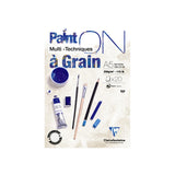 Clairefontaine Paint’On Multi-Technique Grain White Mixed Media Pad 250gsm - Retail Maharaj
