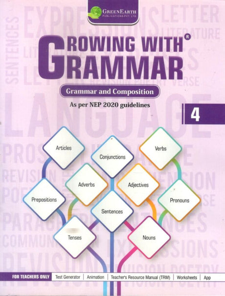 Growing With Grammar for Class 4 - Retail Maharaj