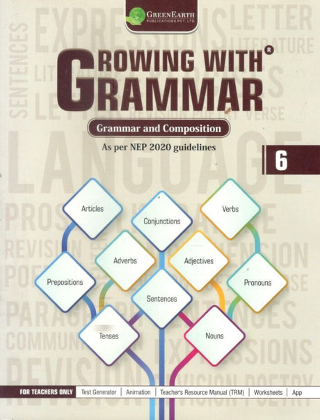 Growing With Grammar for Class 6 - Retail Maharaj