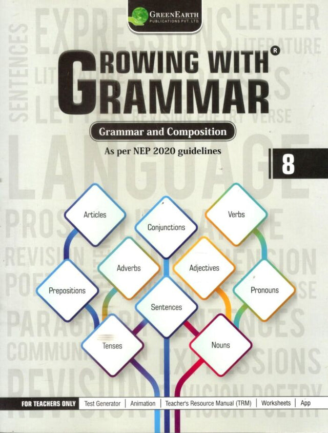 Growing With Grammar for Class 8 - Retail Maharaj