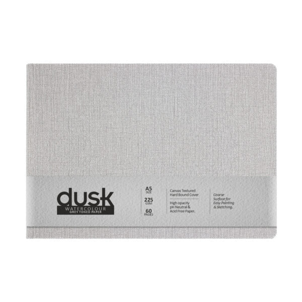 Anupam Dusk Watercolour Hard Bound Grey Tone Papers 225 GSM - Retail Maharaj