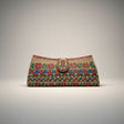 Handmade Madhubani Flap Clutch – Natural Color Silk Bag | Mithila Art Ethnic Handbag - Retail Maharaj