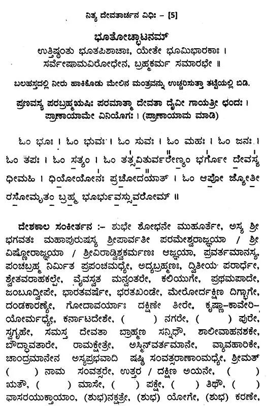 ನಿತ್ಯ ದೇವತಾರ್ಚನ ವಿಧಿಃ- Nitya Devatarchana Vidhihi (Kannada) - Retail Maharaj