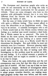 History of Caste in India