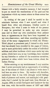 Reminiscences of The Great Mutiny- 1857-59