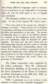 History of Education in India Under the Rule of the East India Company