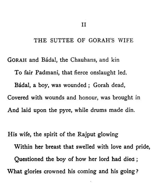 Rhymes of Rajputana